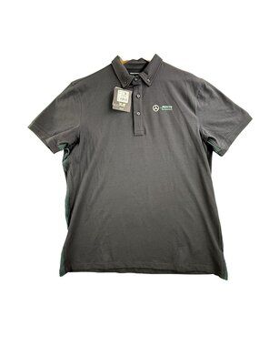 Mercedes-AMG Petronas Motorsport Shirt Polo Mens XL Black F1 Racing Licensed New